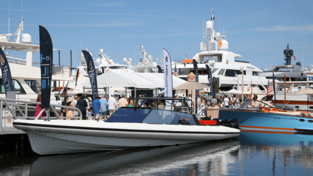 Palm Beach Boat Show 2026 - Luxury Superyachts at the Intracoastal Waterway