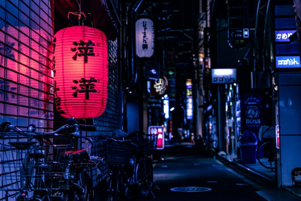 Japanese Art Gallery - Traditional ukiyo-e prints, Samurai artifacts, luxury museum setting