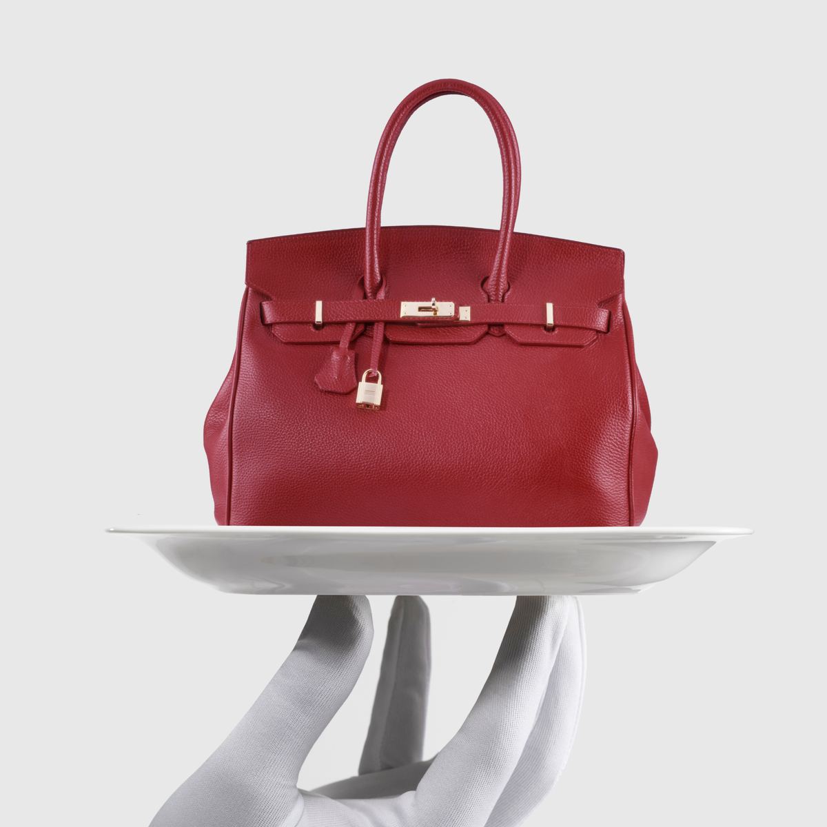 A Birkin served on a silver platter